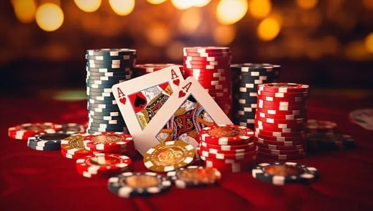 Online casino gaming interface, showing various game categories like casino, live, sports, and poker.